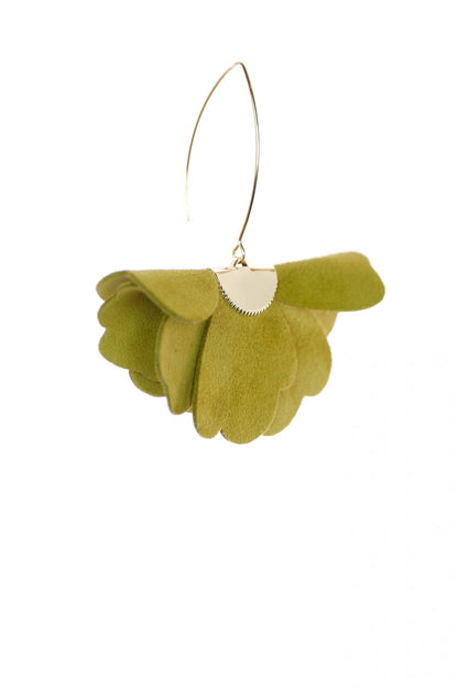 Cercei floare mica - Avocado