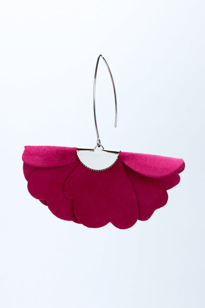 Cercei floare mica - Fuchsia