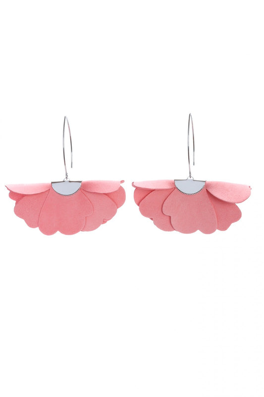 Cercei floare mica - Geranium pink