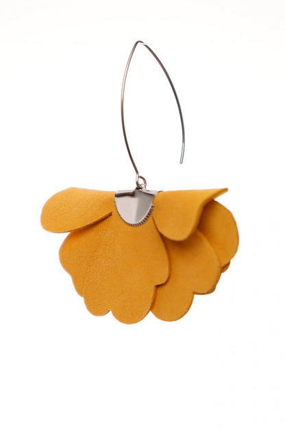 Cercei floare mica - Golden yellow