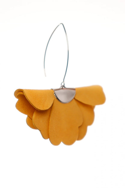 Cercei floare mica - Golden yellow