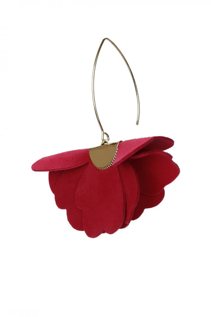 Cercei floare mica - Rosii