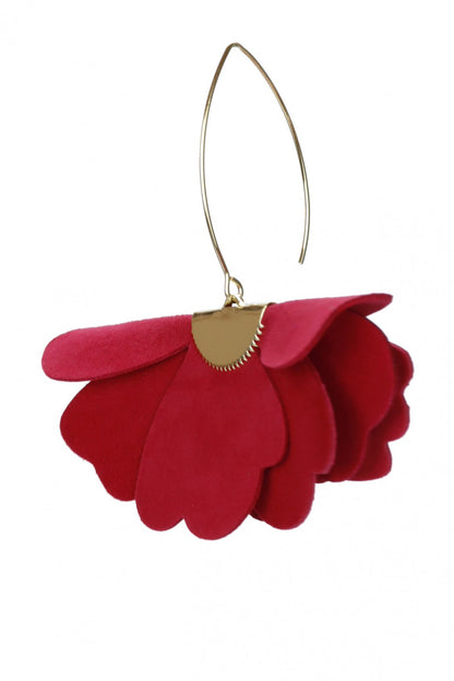 Cercei floare mica - Rosii