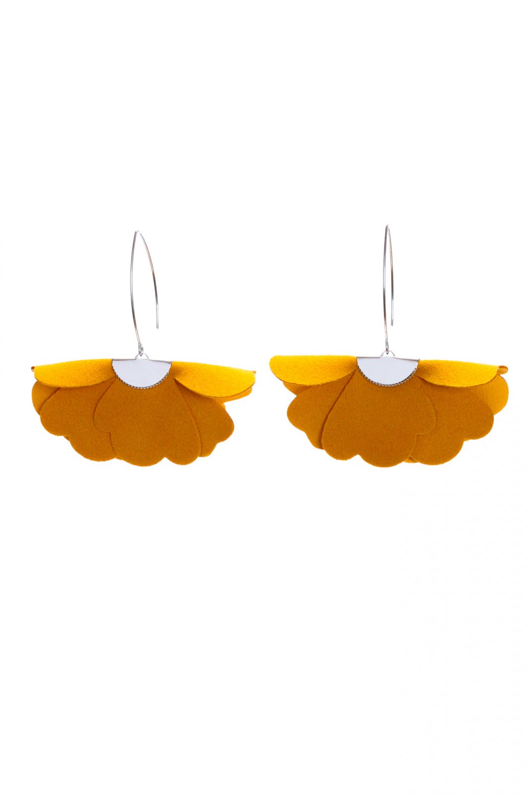 Cercei floare mica - Sunset Orange