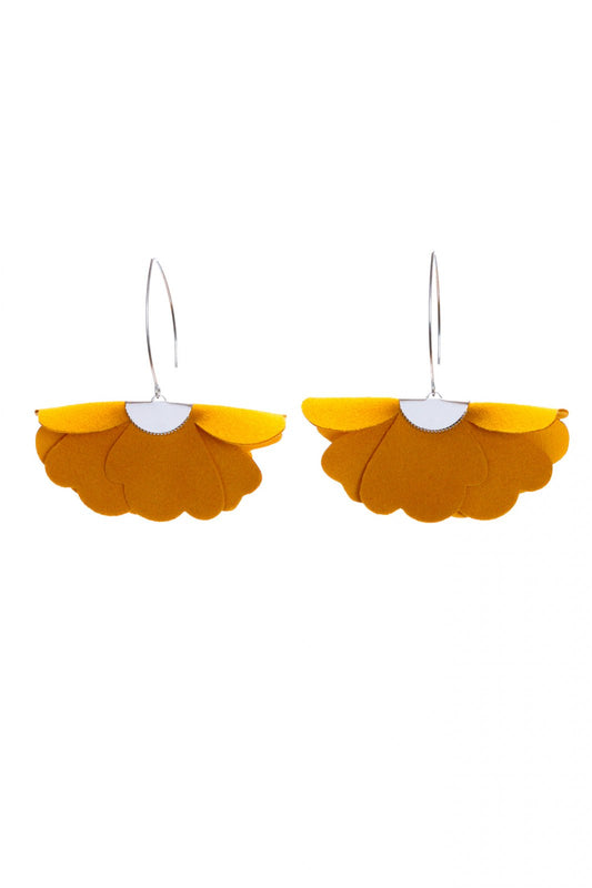 Cercei floare mica - Sunset Orange