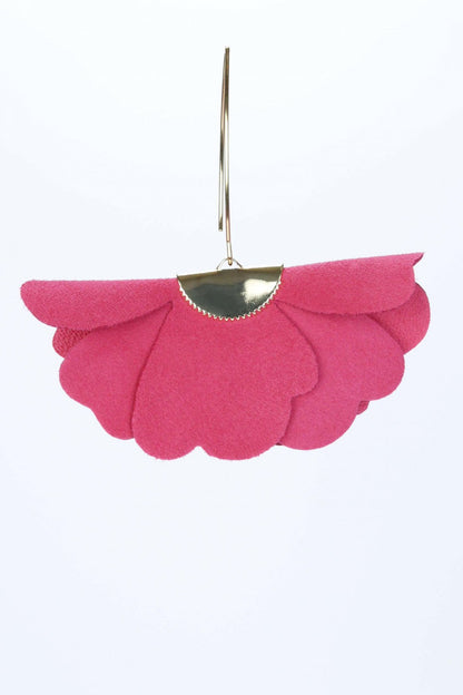 Cercei floare mica - Roz zmeura