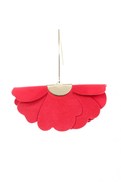 Cercei Floare mica - Rosu zmeura