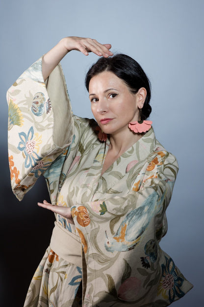 Cercei floare mica - Sea pink