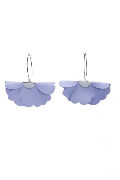 Cercei floare mica - Lila