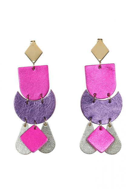 Cercei Geometric Mix - Roz + Mov