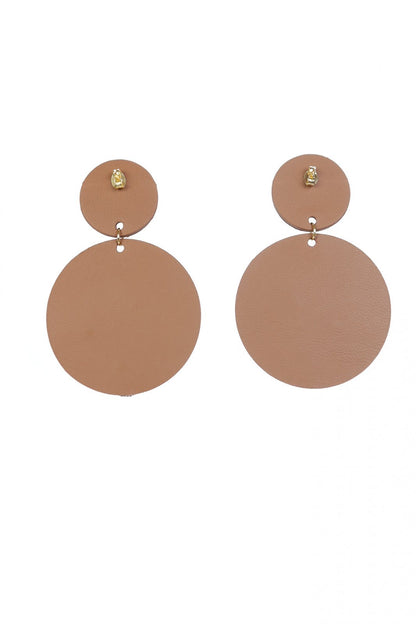 Cercei Geometrici cu model floral