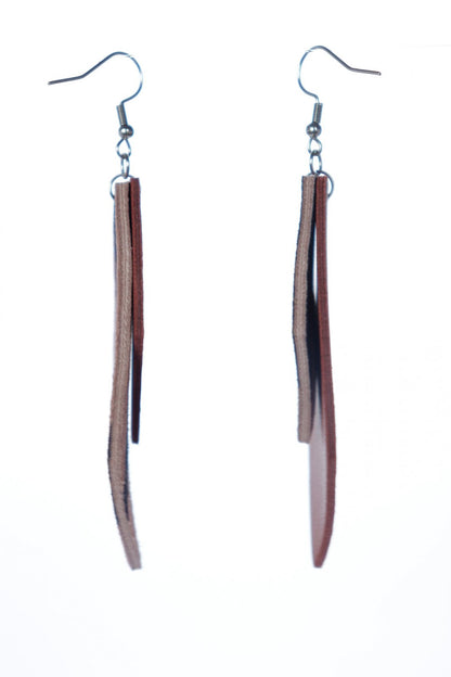 Cercei geometrici - Animal print