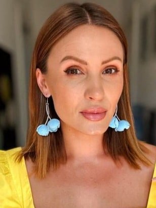 Cercei Imbratisari Florale - Baby blue