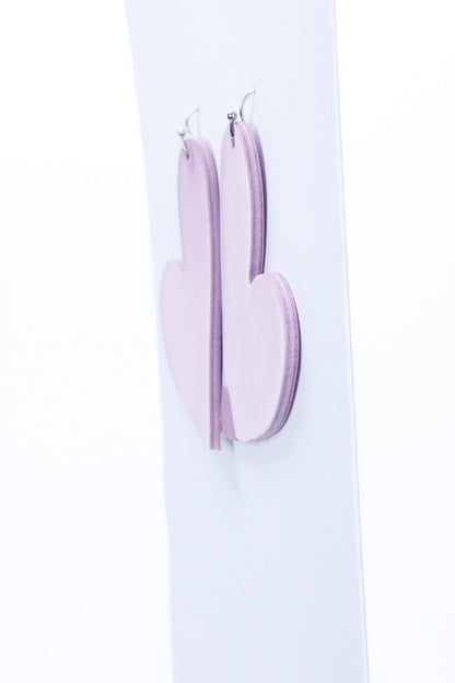 Cercei inima - Roz lacuit