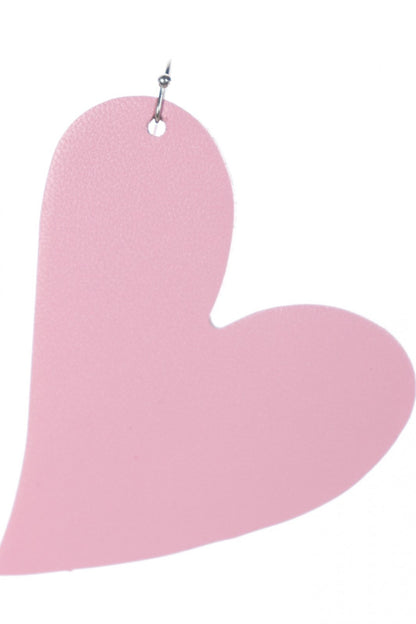 Cercei inima - Roz pal