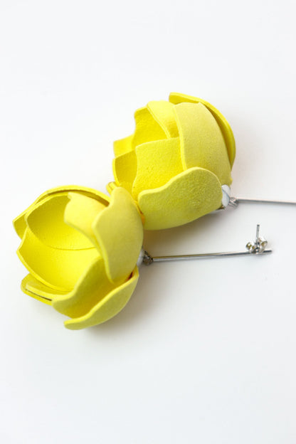 Cercei Lalea - Galben pal