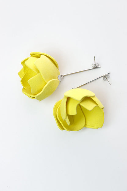 Cercei Lalea - Galben pal