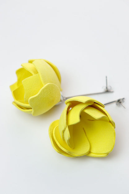 Cercei Lalea - Galben pal