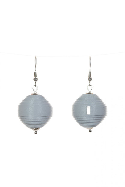 Cercei Leatherbonbon - Gri