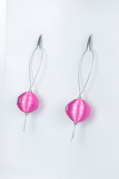 Cercei Leatherbonbon Plutitor - Roz sidefat