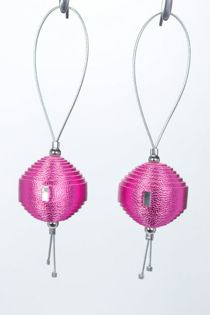 Cercei Leatherbonbon Plutitor - Roz sidefat