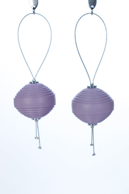 Cercei Leatherbonbon Plutitor - Lila