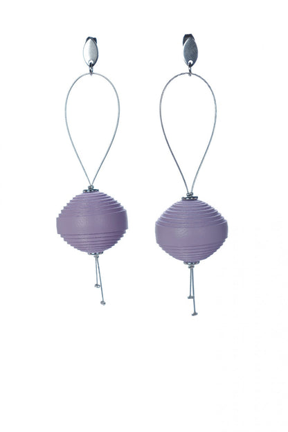 Cercei Leatherbonbon Plutitor - Lila