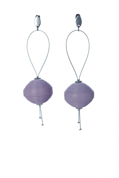 Cercei Leatherbonbon Plutitor - Lila