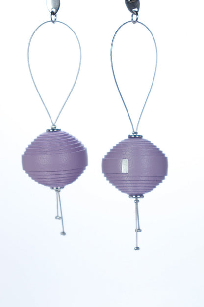 Cercei Leatherbonbon Plutitor - Lila