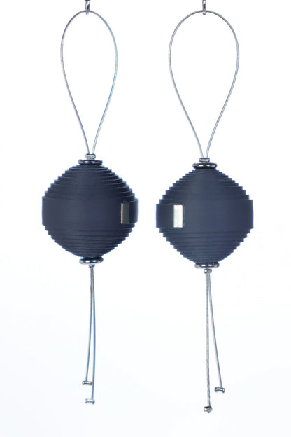 Cercei Leatherbonbon Plutitor - Antracit