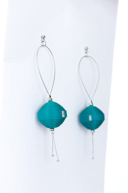 Cercei Leatherbonbon Plutitor - Turcoaz