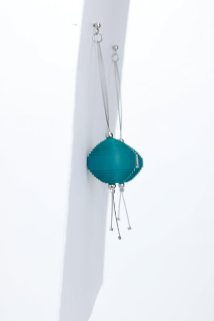 Cercei Leatherbonbon Plutitor - Turcoaz