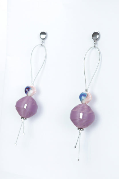 Cercei Leatherbonbon Plutitor - Lila