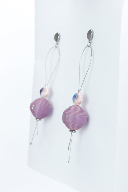 Cercei Leatherbonbon Plutitor - Lila