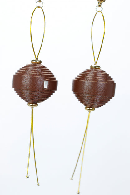 Cercei Leatherbonbon Plutitor - Maro