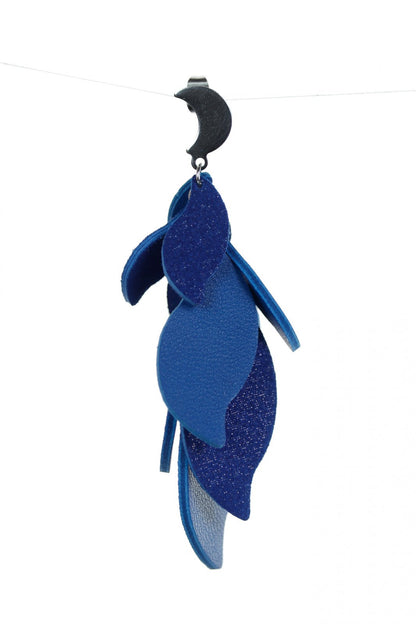 Cercei petale - Albastru