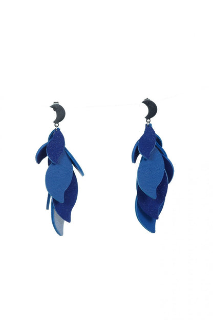 Cercei petale - Albastru