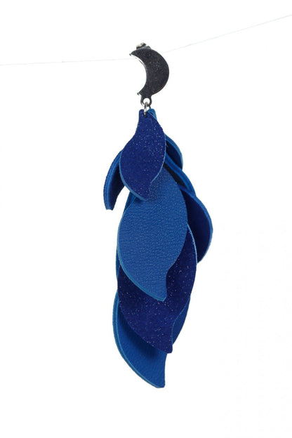 Cercei petale - Albastru