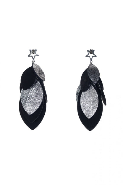 Cercei petale - Noapte instelata