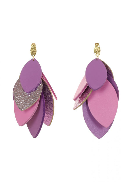 Cercei petale - Roz + Violet