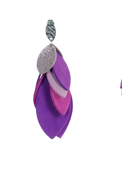 Cercei petale - Violet + Roz