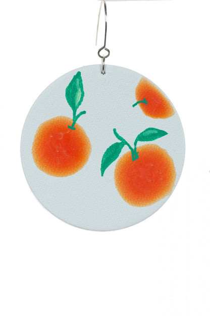 Cercei Pictati - Portocale