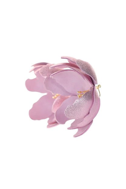 Cercei Soapte la ureche - Roz metalic + Roz