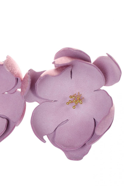 Cercei Soapte la ureche - Roz metalic + Roz