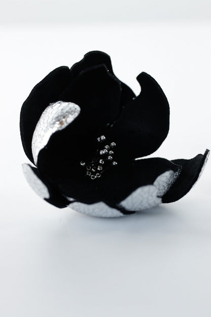 Cercei Soapte la urechi - Negru + Argintiu