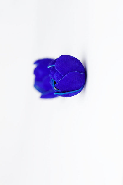 Cercei Trandafir - Albastru electric