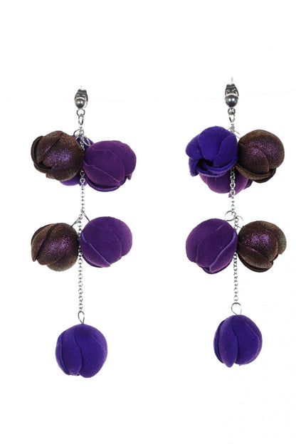 Cercei Trandafir in cascada - Violet + Maro
