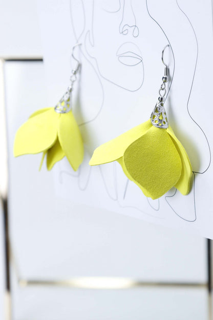 Cercei narcisa - Galben