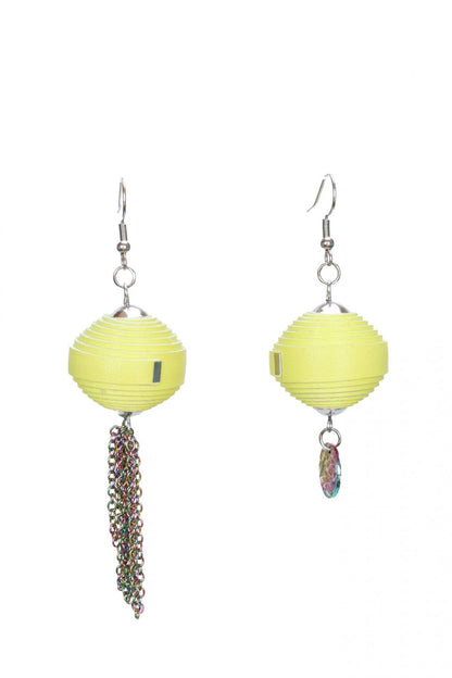 Cercei unicat asimetrici Leatherbonbon