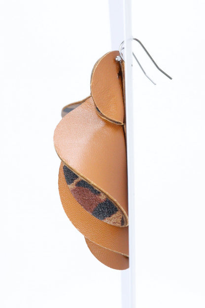 Cercei unicat - animal print